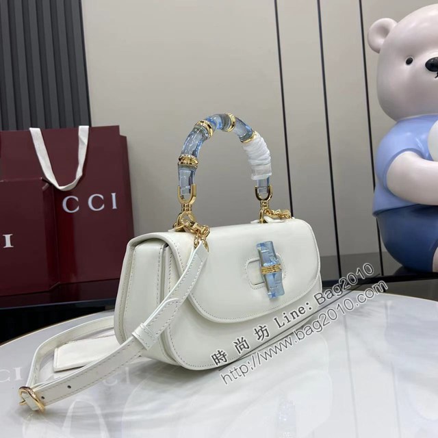 Gucci專櫃古馳最新款Bamboo Diva手提包肩背女包小號手提包 jh2926型號：827750